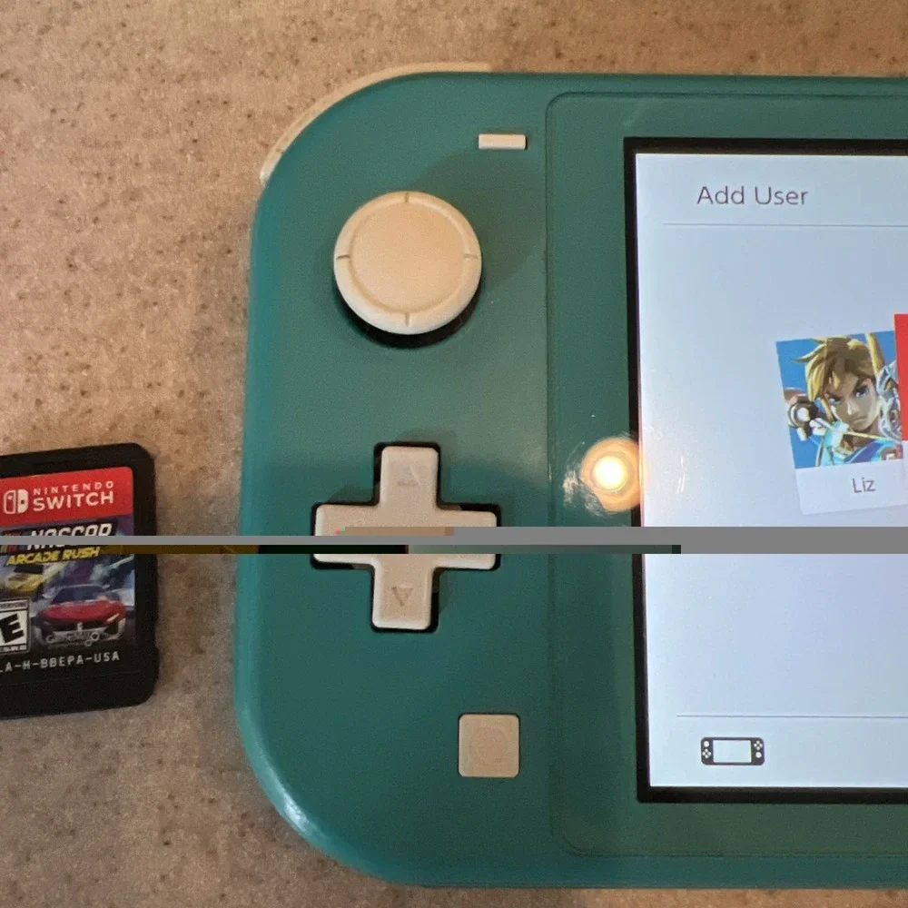 Nintendo Switch Lite Handheld Teal with Pikachu Case One Game And Console Case